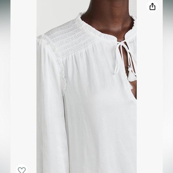 PAIGE Women's Kaylynn Top SIZE XXS NWOT - Picture 6 of 7